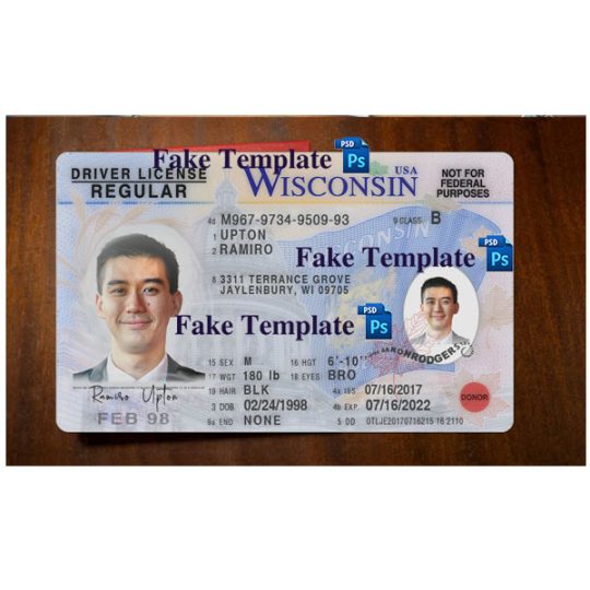 How-to-edit-Wisconsin-Driver-License-Template