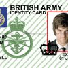 British Army ID Card Template