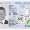 Canada Permanent Resident Card Template